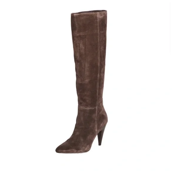 Veronica Beard Sanzi Suede Boots - Picture 2 of 4